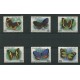 VANUATU MARIPOSAS FLORES SERIE COMPLETA DE ESTAMPILLAS NUEVAS MINT